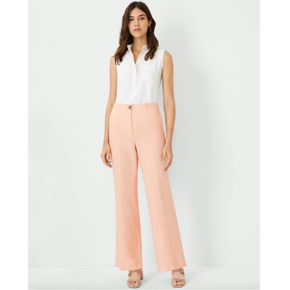 Ann Taylor The Seamed Wide Leg Pant Orange Size 2- never worn